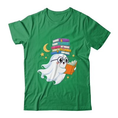 Ghost Reading Books Halloween Library Teacher Bookworm Shirt & Sweatshirt | siriusteestore