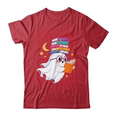 Ghost Reading Books Halloween Library Teacher Bookworm Shirt & Sweatshirt | siriusteestore
