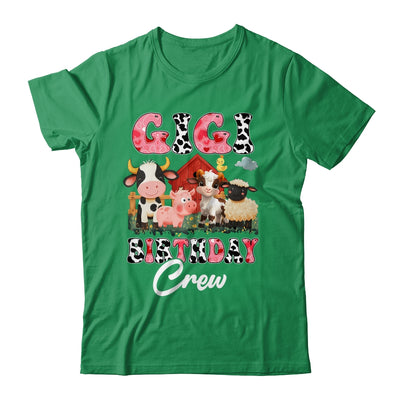 Gigi Birthday Crew Farm Cow Birthday Boy Girl Family Shirt & Hoodie | siriusteestore