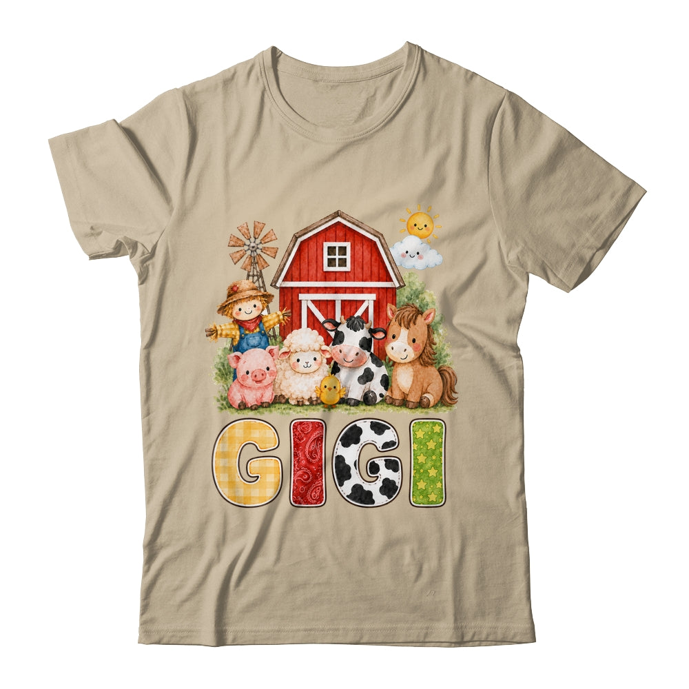 Gigi Farm Cow 1St Birthday Girl Boy Matching Family Shirt & Hoodie | siriusteestore