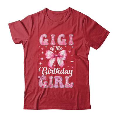 Gigi Of Birthday Girl Coquette Bow Matching Family Shirt & Hoodie | siriusteestore