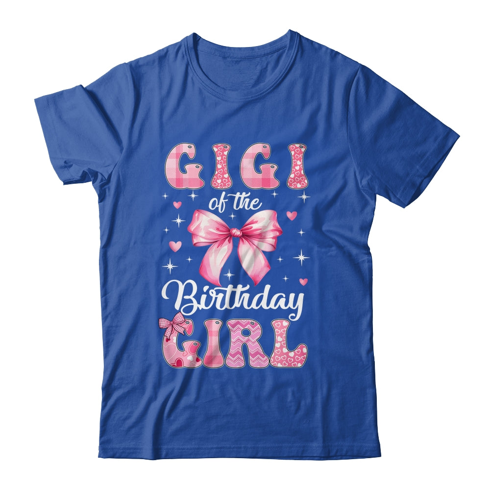 Gigi Of Birthday Girl Coquette Bow Matching Family Shirt & Hoodie | siriusteestore