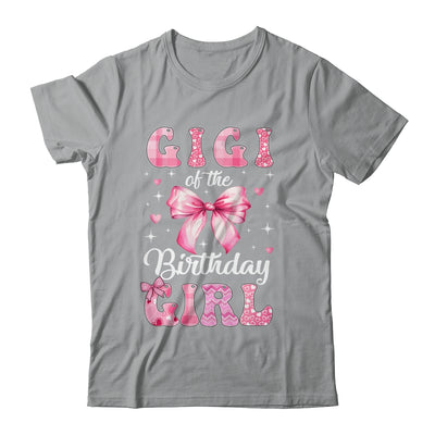 Gigi Of Birthday Girl Coquette Bow Matching Family Shirt & Hoodie | siriusteestore