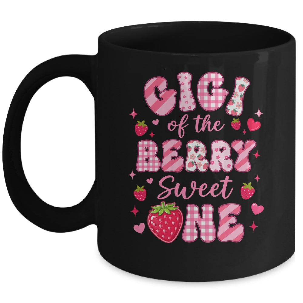 Gigi Of The Berry Sweet One Strawberry First Birthday Mug | siriusteestore