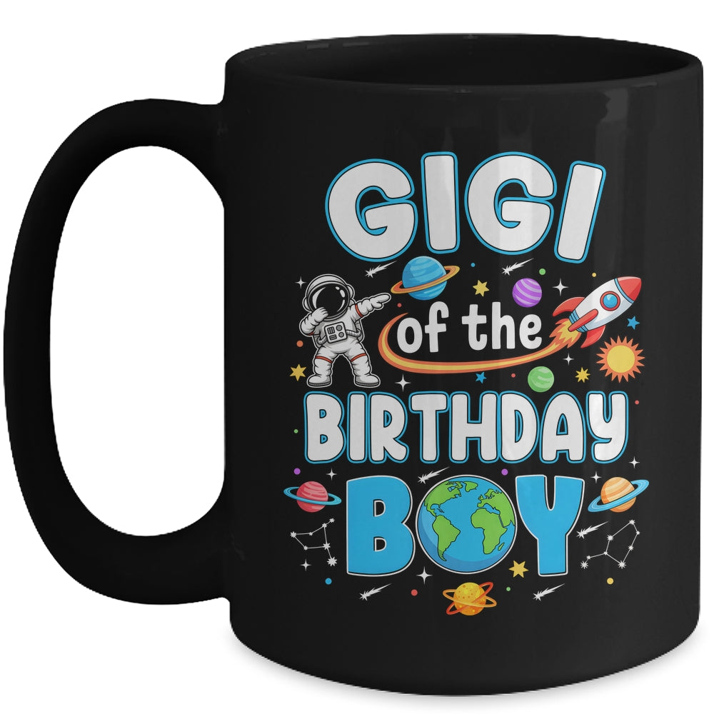 Gigi Of The Birthday Boy Astronaut Family Space Planets Mug | siriusteestore