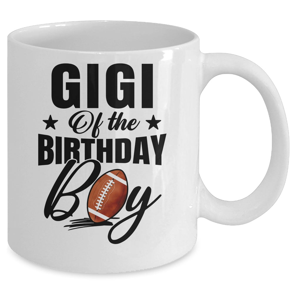 Gigi Of The Birthday Boy Football 1st Birthday Party Mug | siriusteestore