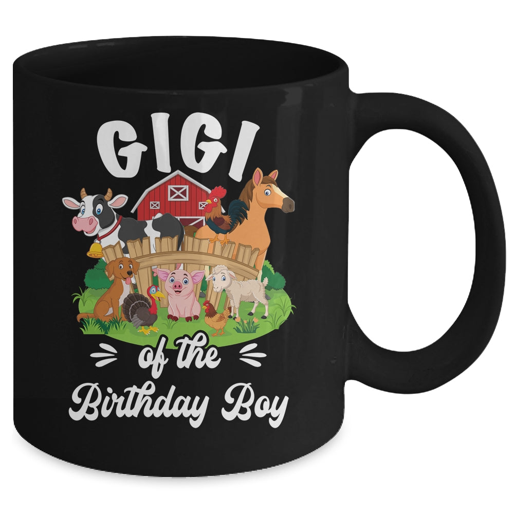 Gigi Of The Birthday Boy Party Cow Farm 1st Birthday Party Mug | siriusteestore