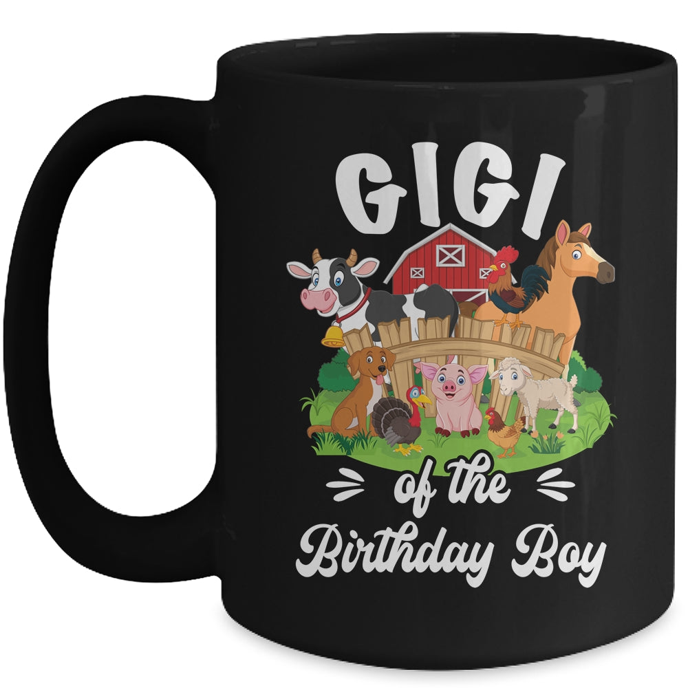 Gigi Of The Birthday Boy Party Cow Farm 1st Birthday Party Mug | siriusteestore