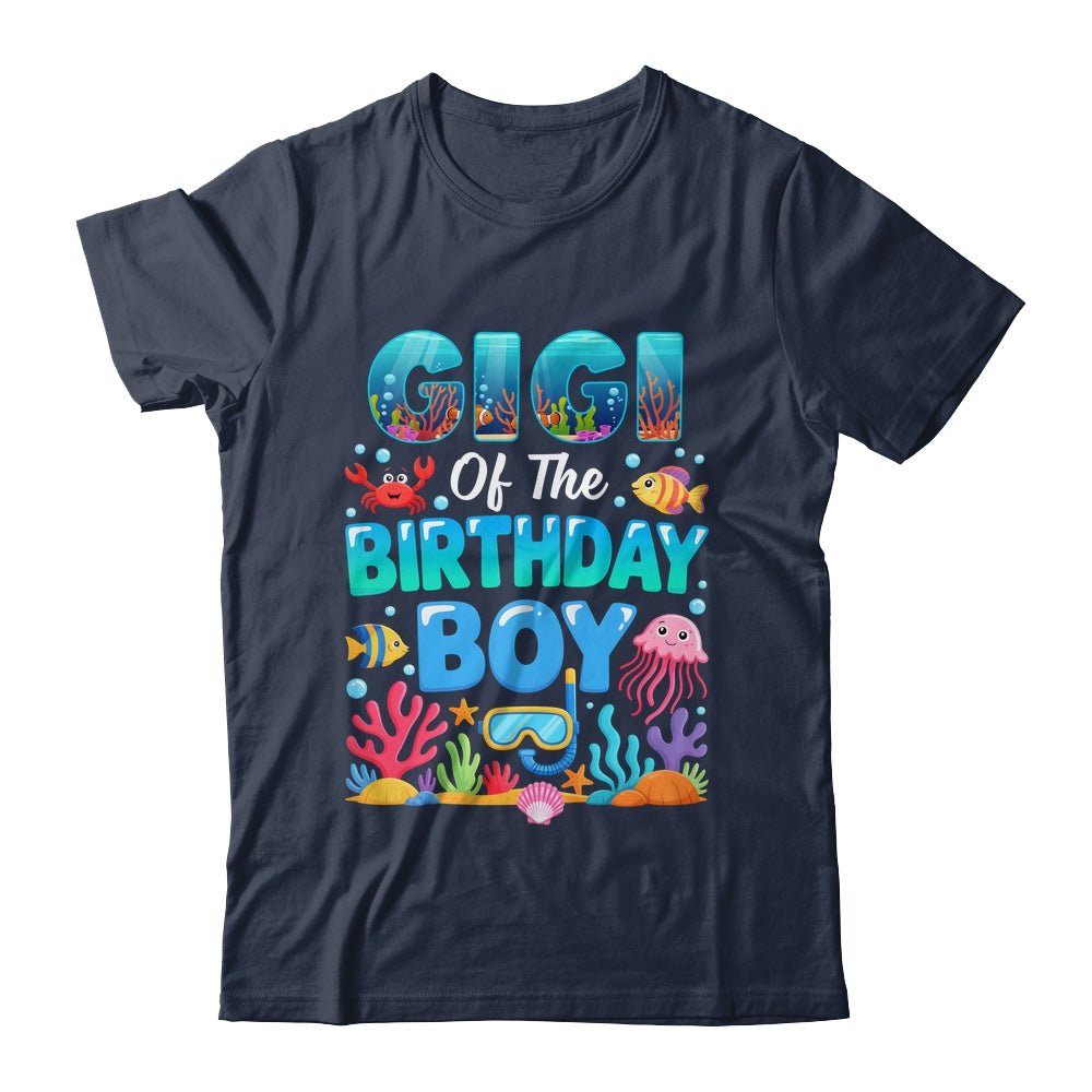 Gigi Of The Birthday Boy Sea Animals Ocean Aquarium Shirt & Hoodie | siriusteestore