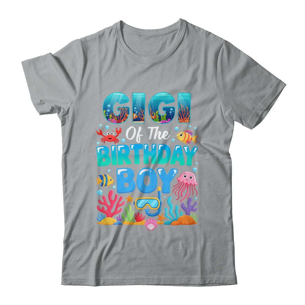 Gigi Of The Birthday Boy Sea Animals Ocean Aquarium Shirt & Hoodie | siriusteestore