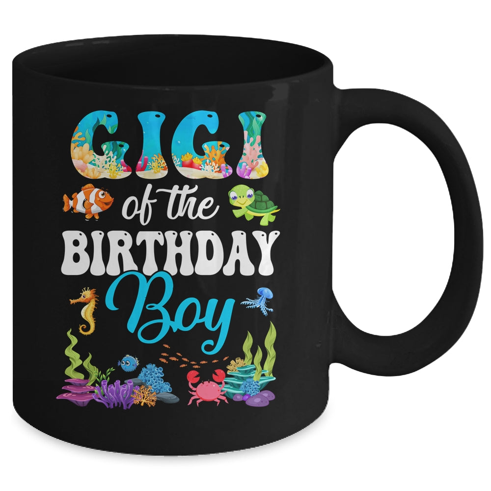 Gigi Of The Birthday Boy Sea Fish Ocean Aquarium Party Mug | siriusteestore