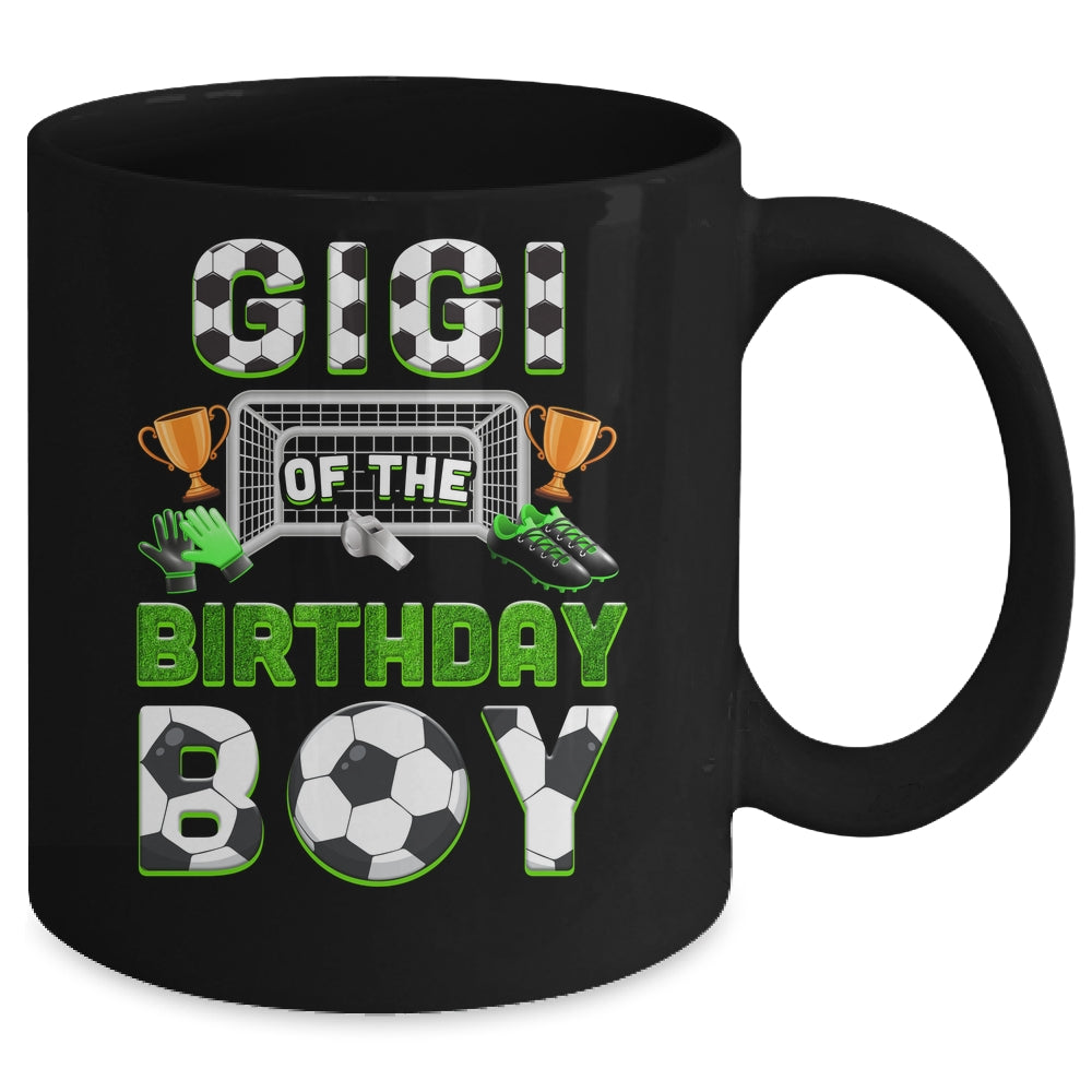Gigi Of The Birthday Boy Soccer Family Matching Party Mug | siriusteestore