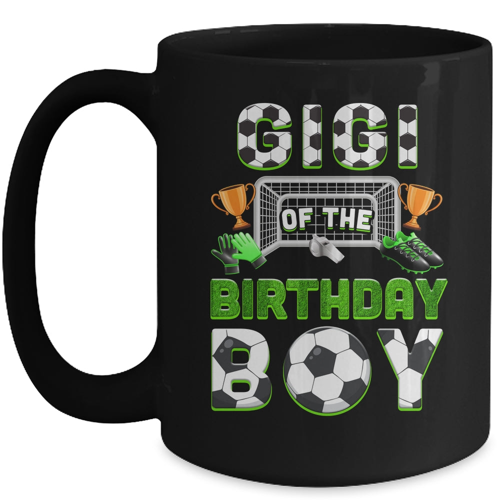 Gigi Of The Birthday Boy Soccer Family Matching Party Mug | siriusteestore
