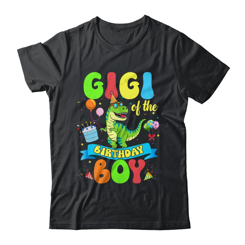Gigi Of The Birthday Boy TRex Dinosaur Birthday Family Shirt & Hoodie | siriusteestore
