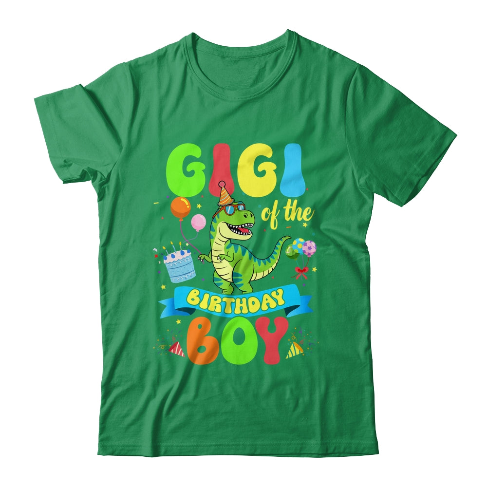 Gigi Of The Birthday Boy TRex Dinosaur Birthday Family Shirt & Hoodie | siriusteestore