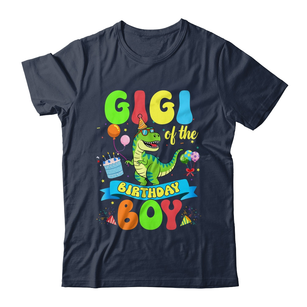 Gigi Of The Birthday Boy TRex Dinosaur Birthday Family Shirt & Hoodie | siriusteestore