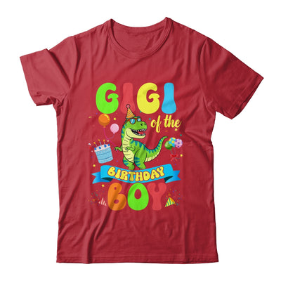 Gigi Of The Birthday Boy TRex Dinosaur Birthday Family Shirt & Hoodie | siriusteestore