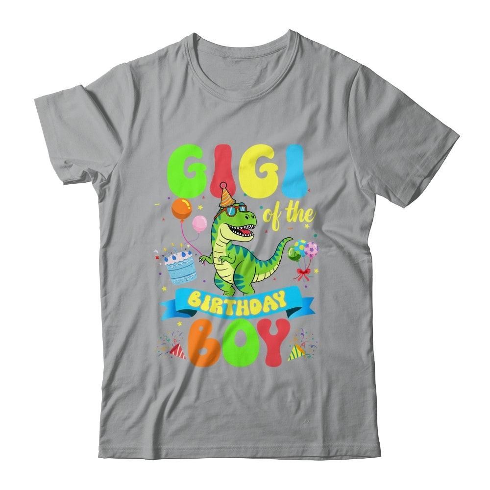 Gigi Of The Birthday Boy TRex Dinosaur Birthday Family Shirt & Hoodie | siriusteestore