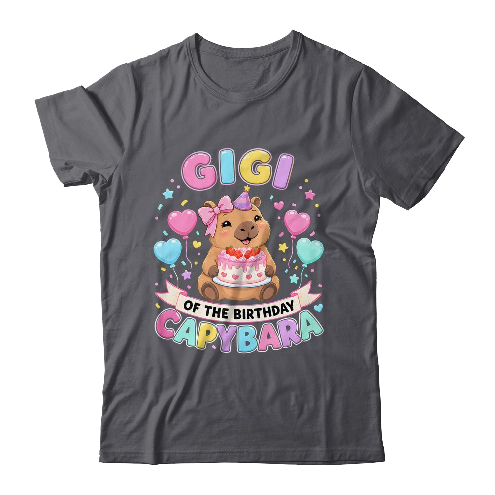 Gigi Of The Birthday Capybara Birthday Girl Family Shirt & Hoodie | siriusteestore
