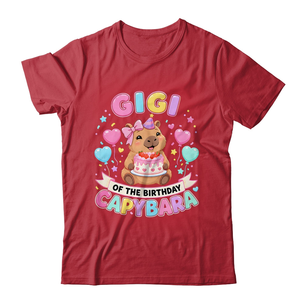 Gigi Of The Birthday Capybara Birthday Girl Family Shirt & Hoodie | siriusteestore
