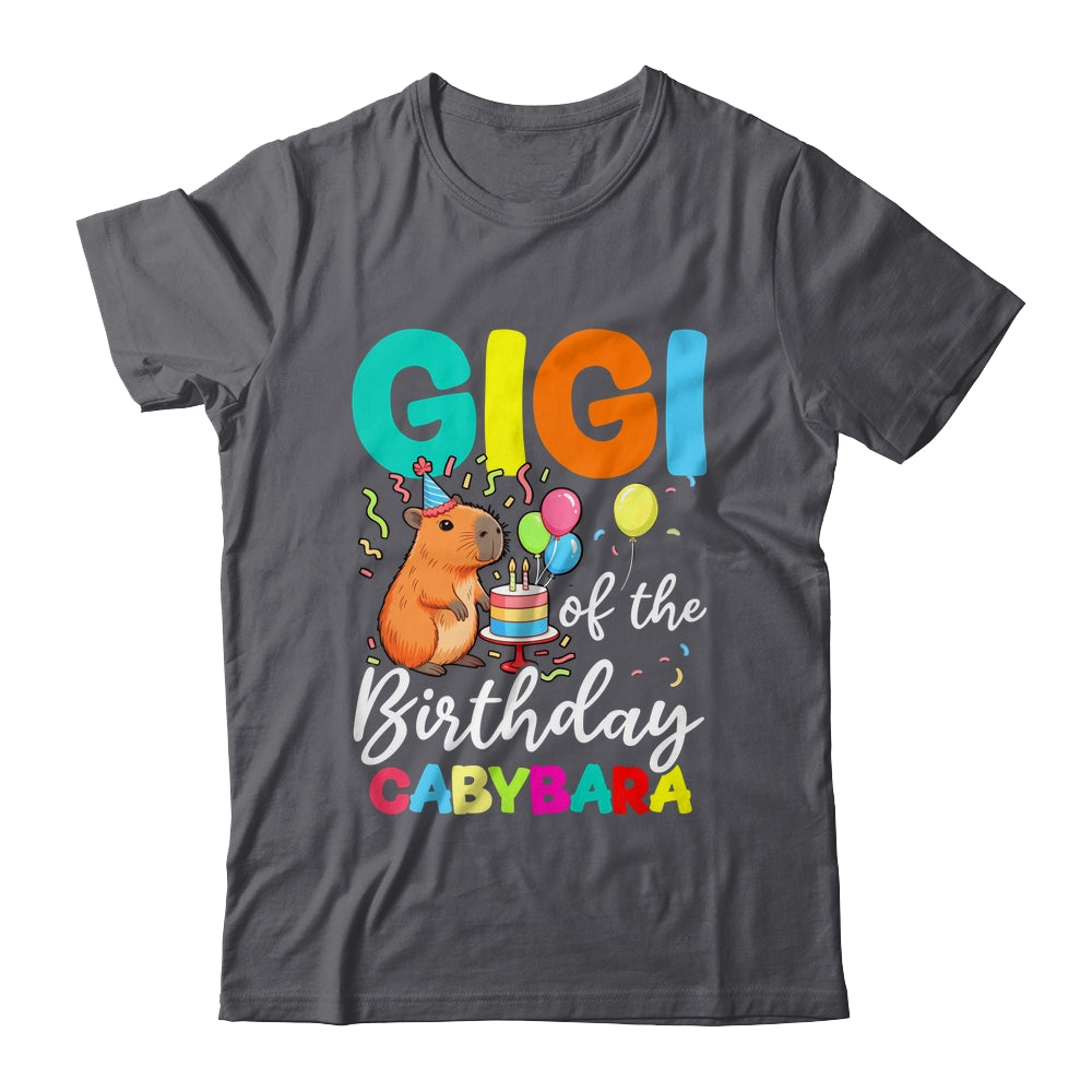 Gigi Of The Birthday Capybara Girl Bday Party Family Shirt & Hoodie | siriusteestore