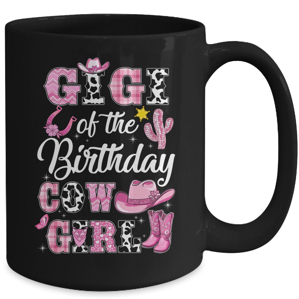 Gigi Of The Birthday Cow Girl Western Cowgirl 1st Birthday Mug | siriusteestore