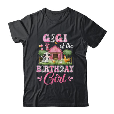Gigi Of The Birthday Girl 1st Birthday Cow Farm Family Shirt & Hoodie | siriusteestore