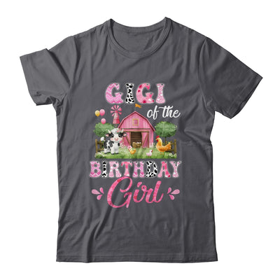 Gigi Of The Birthday Girl 1st Birthday Cow Farm Family Shirt & Hoodie | siriusteestore