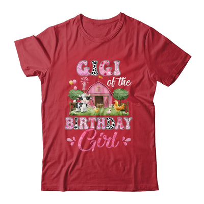 Gigi Of The Birthday Girl 1st Birthday Cow Farm Family Shirt & Hoodie | siriusteestore