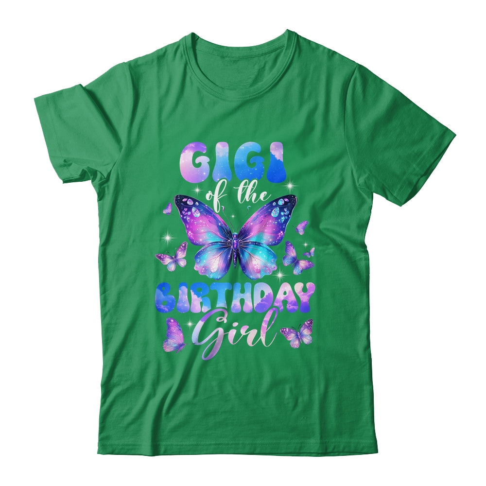 Gigi Of The Birthday Girl Butterfly Family Matching Shirt & Hoodie | siriusteestore
