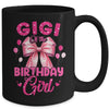 Gigi Of The Birthday Girl Coquette Bow Matching Family Mug | siriusteestore