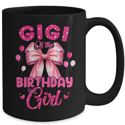 Gigi Of The Birthday Girl Coquette Bow Matching Family Mug | siriusteestore