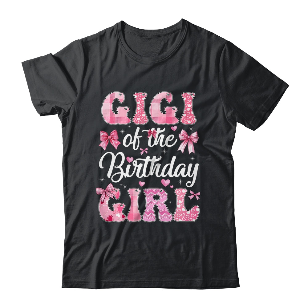 Gigi Of The Birthday Girl Family Pink Coquette Bow Shirt & Hoodie | siriusteestore