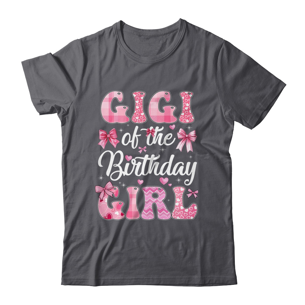 Gigi Of The Birthday Girl Family Pink Coquette Bow Shirt & Hoodie | siriusteestore