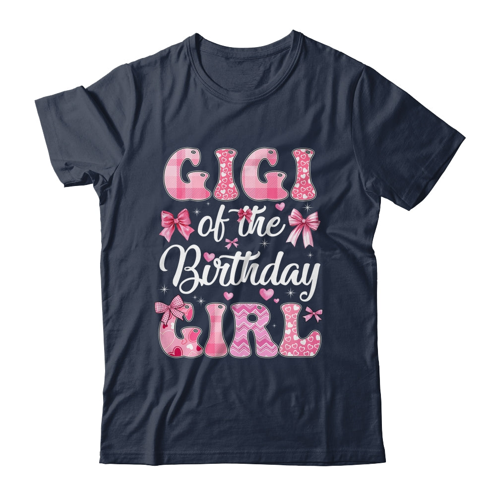 Gigi Of The Birthday Girl Family Pink Coquette Bow Shirt & Hoodie | siriusteestore