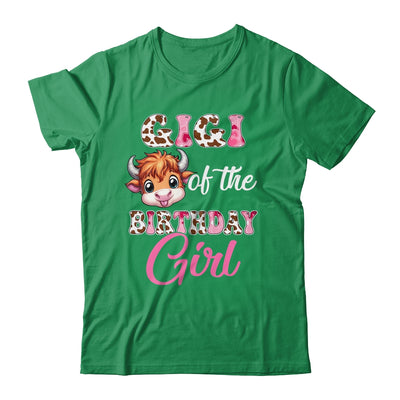 Gigi Of The Birthday Girl Highland Cow Farm 1st Birthday Shirt & Hoodie | siriusteestore
