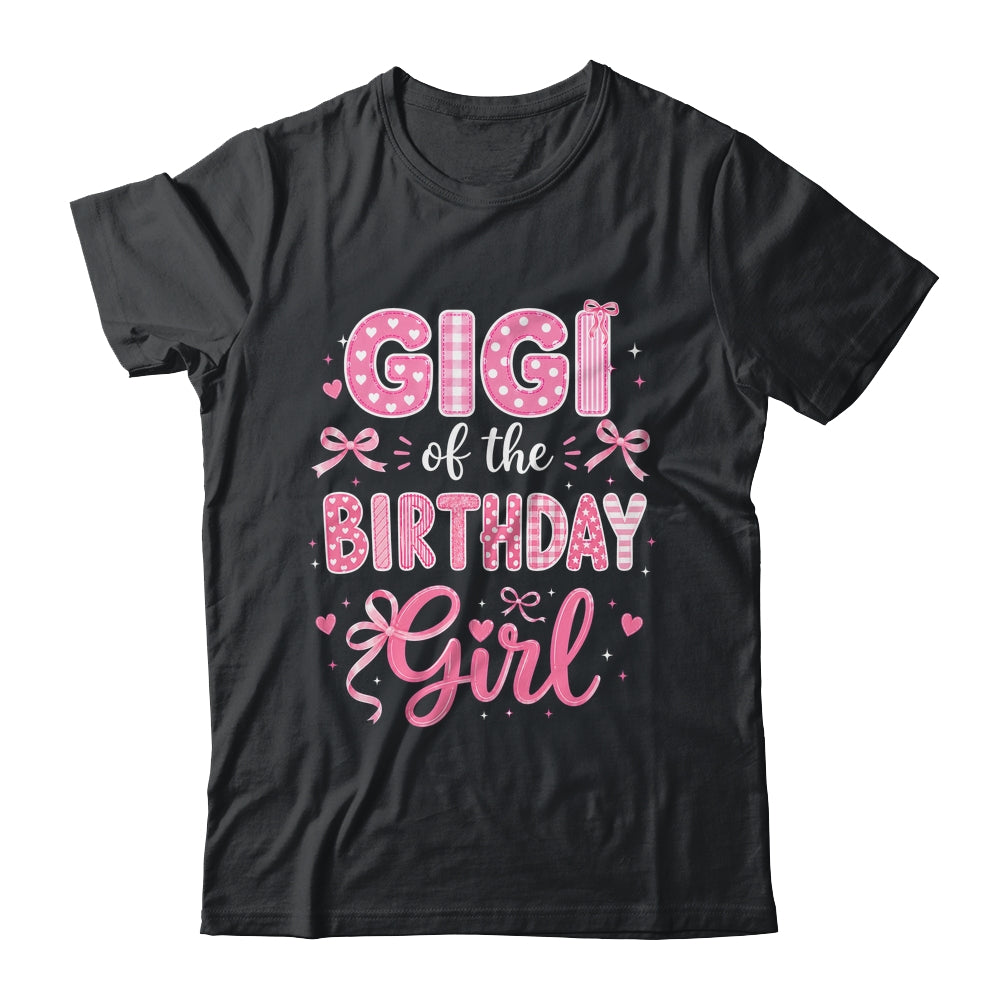 Gigi Of The Birthday Girl Matching Pink Coquette Bow Shirt & Hoodie | siriusteestore