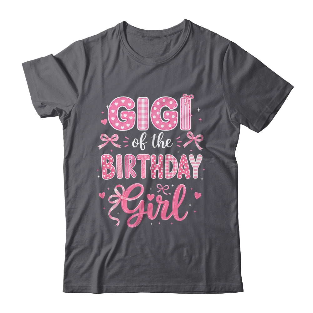 Gigi Of The Birthday Girl Matching Pink Coquette Bow Shirt & Hoodie | siriusteestore
