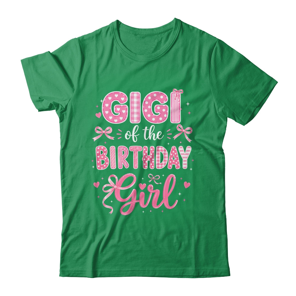 Gigi Of The Birthday Girl Matching Pink Coquette Bow Shirt & Hoodie | siriusteestore