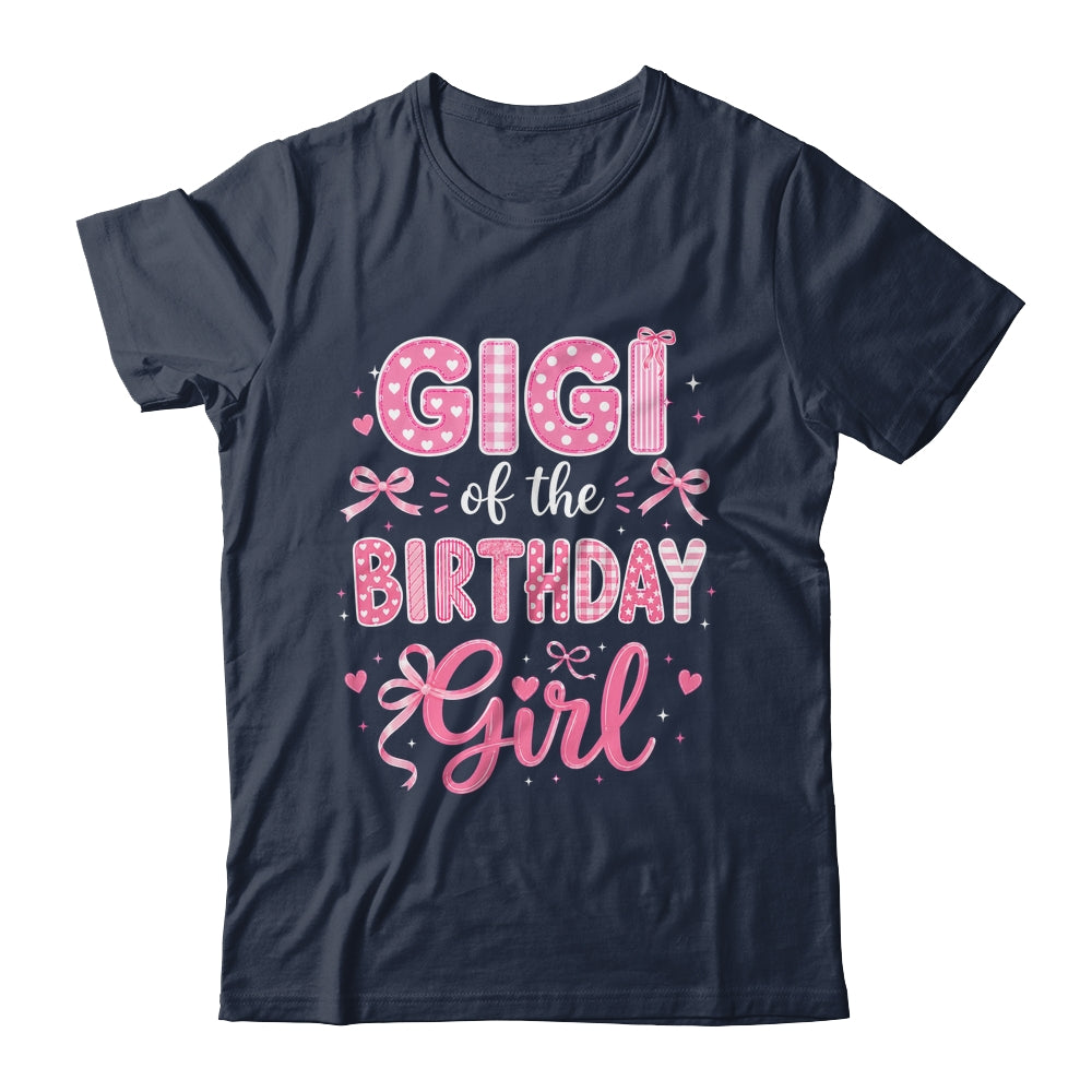 Gigi Of The Birthday Girl Matching Pink Coquette Bow Shirt & Hoodie | siriusteestore