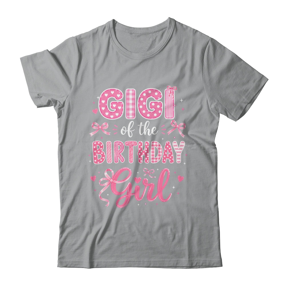 Gigi Of The Birthday Girl Matching Pink Coquette Bow Shirt & Hoodie | siriusteestore