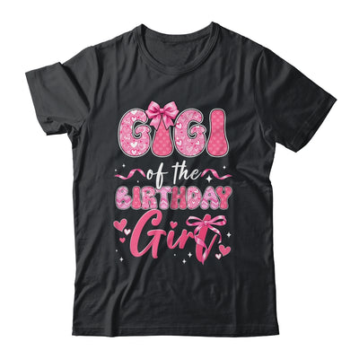 Gigi Of The Birthday Girl Pink Coquette Bow Family Shirt & Hoodie | siriusteestore