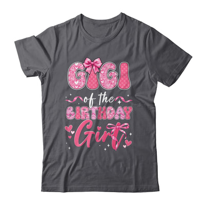 Gigi Of The Birthday Girl Pink Coquette Bow Family Shirt & Hoodie | siriusteestore