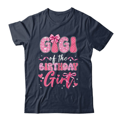 Gigi Of The Birthday Girl Pink Coquette Bow Family Shirt & Hoodie | siriusteestore