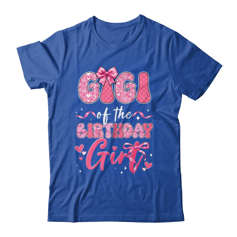 Gigi Of The Birthday Girl Pink Coquette Bow Family Shirt & Hoodie | siriusteestore