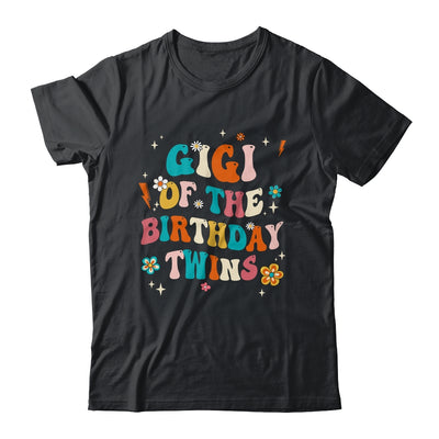 Gigi Of The Birthday Twins Boys Girls Party Retro Bday Shirt & Hoodie | siriusteestore