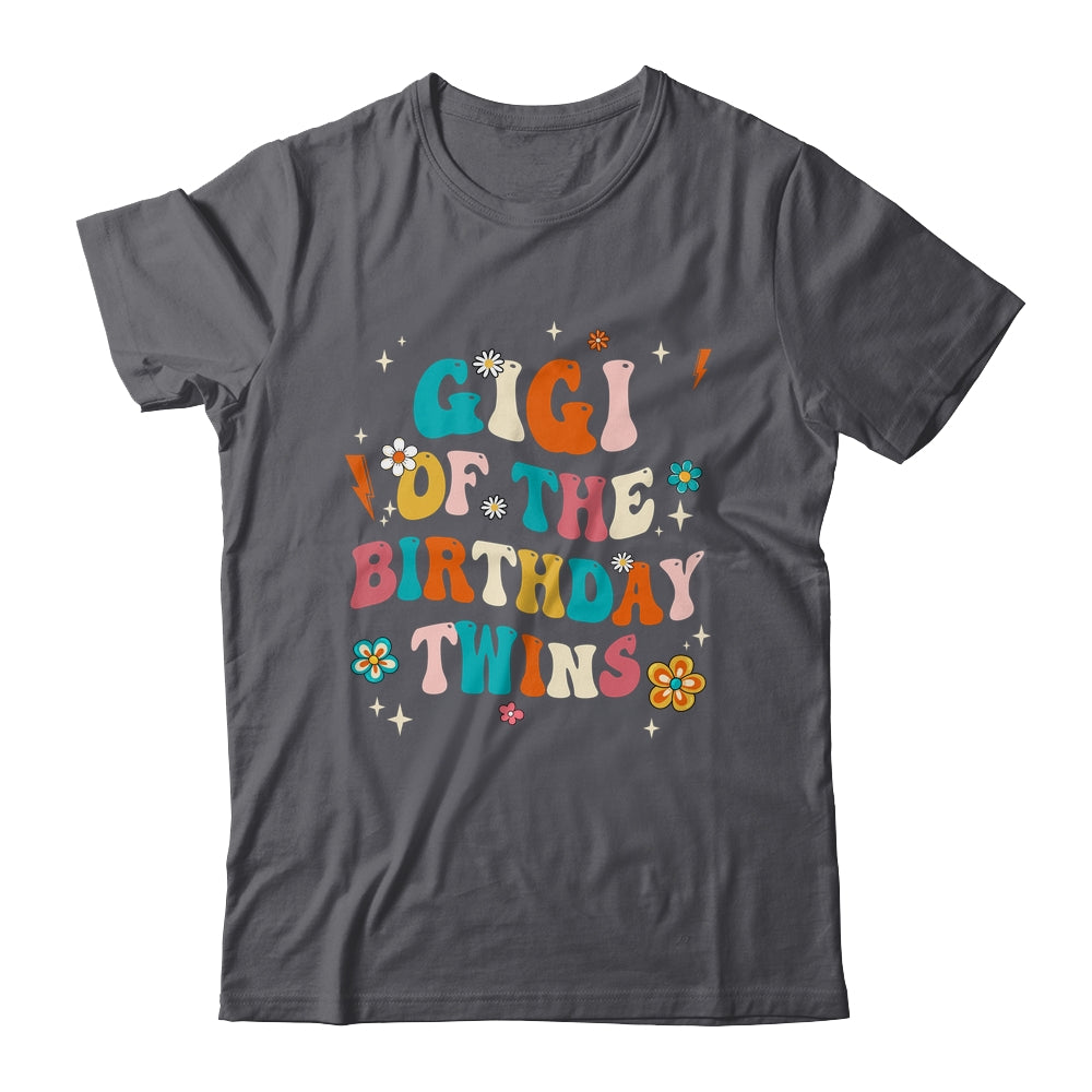 Gigi Of The Birthday Twins Boys Girls Party Retro Bday Shirt & Hoodie | siriusteestore