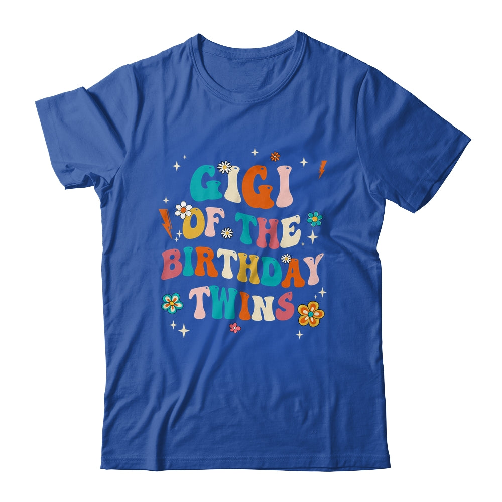 Gigi Of The Birthday Twins Boys Girls Party Retro Bday Shirt & Hoodie | siriusteestore