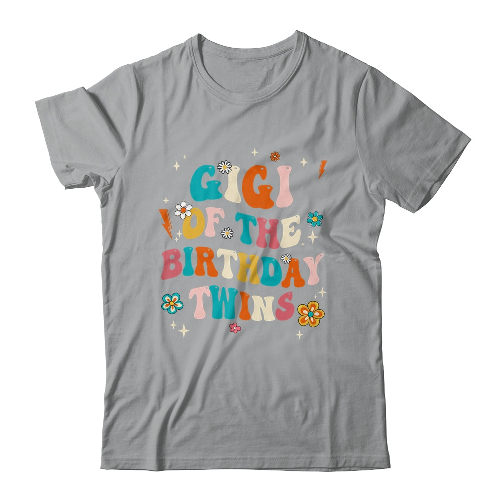 Gigi Of The Birthday Twins Boys Girls Party Retro Bday Shirt & Hoodie | siriusteestore
