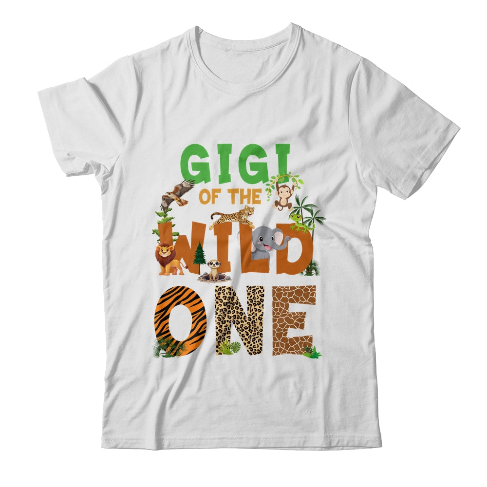 Gigi Of The Birthday Wild One Safari Birthday Boy Family Shirt & Hoodie | siriusteestore